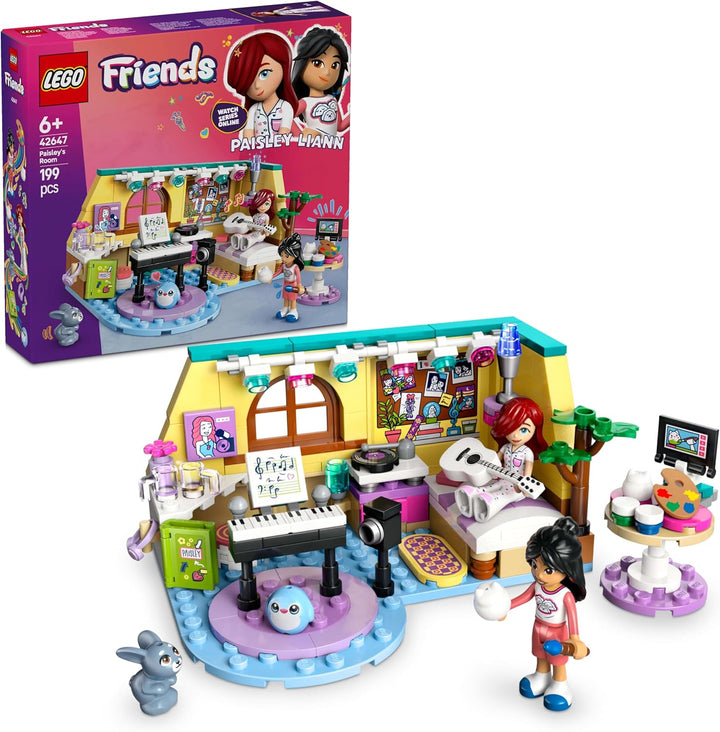 LEGO Friends Paisleys Zimmer, BAU- und Spielset für fantasievolle Rollenspiele, Geschenk für Mädchen