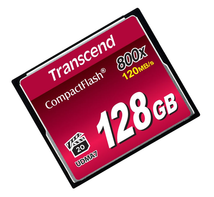 Transcend 128GB CompactFlash 800 Speicherkarte TS128GCF800 128GB CF800x, 128GB CF800x