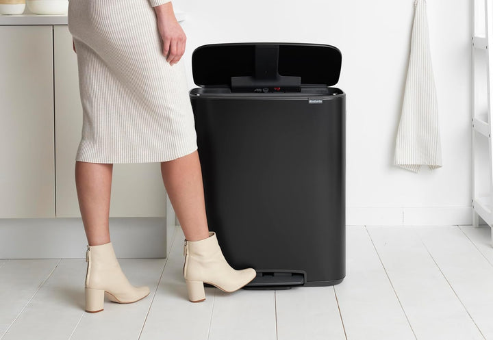 Brabantia Bo Treteimer, 60L 1 Inneneimer (60L) Matt Black, 1 Inneneimer (60L) Matt Black