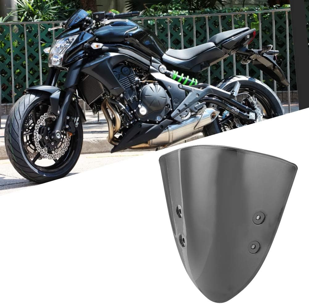 Gorgeri ABS Motorrad Windschutzscheibe Windschutzscheibe Flyscreen Fit für ER-6N ER6N 2012-2014 (Sch