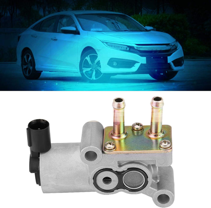 Qiilu Leerlaufluftregelventil, Leerlaufluftregelventil IAC für Honda CR-V 2.0L 1997-2001 CIVIC 1.5L