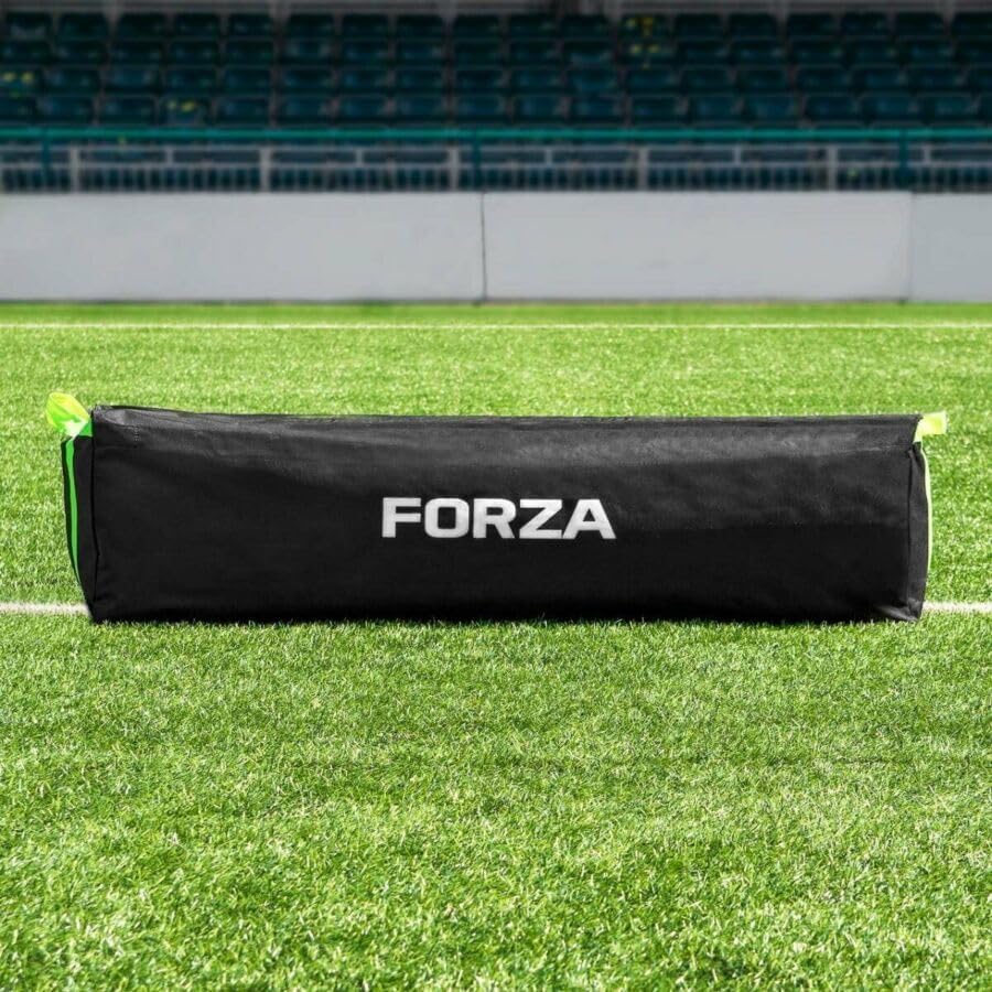 FORZA Fussballtor 2,4 m x 1,2 m – Robustes uPVC Tor für Garten &amp; Training – Wetterfestes Jugendtor m