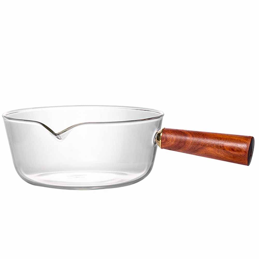 1000ML Glasschale für Mikrowelle Glaspfanne für die Mikrowelle Nicht Geeignet für Kochfelder, Braun