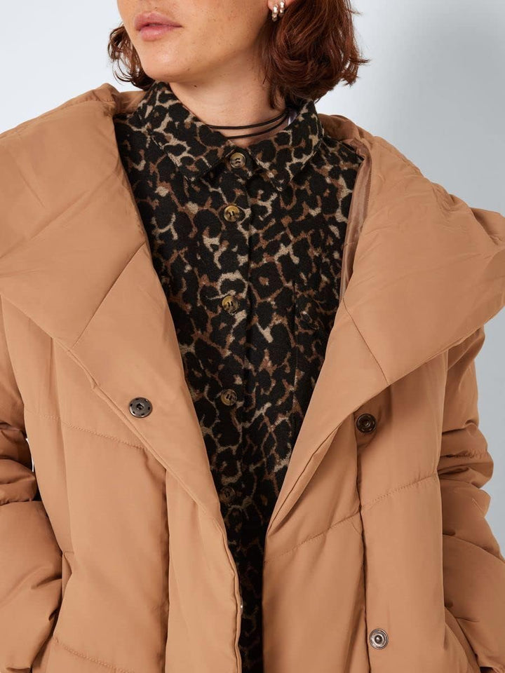 Noisy may Damen Nmtally L/S Long Jacket Bg Noos Jacke XS Tigers Eye/Detail:dtm Lining, XS Tigers Eye