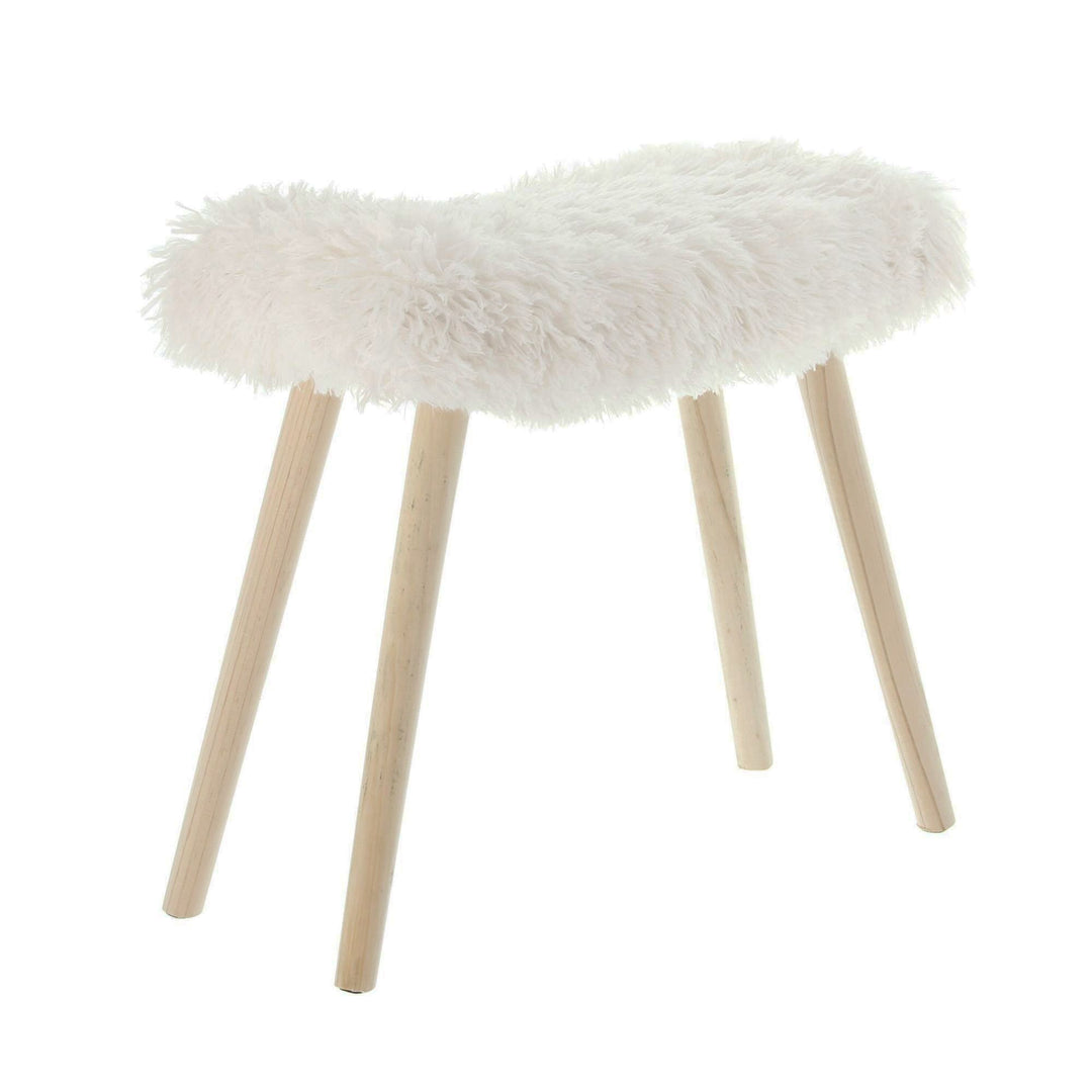 FRANK FLECHTWAREN Hocker Kuschelfell