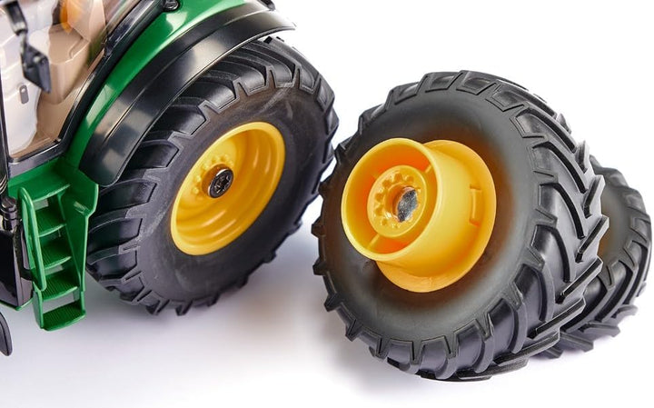 siku 6736, John Deere 7290R Traktor, Inkl. Fernsteuermodul, Grün, Metall/Kunststoff, 1:32, Ferngeste