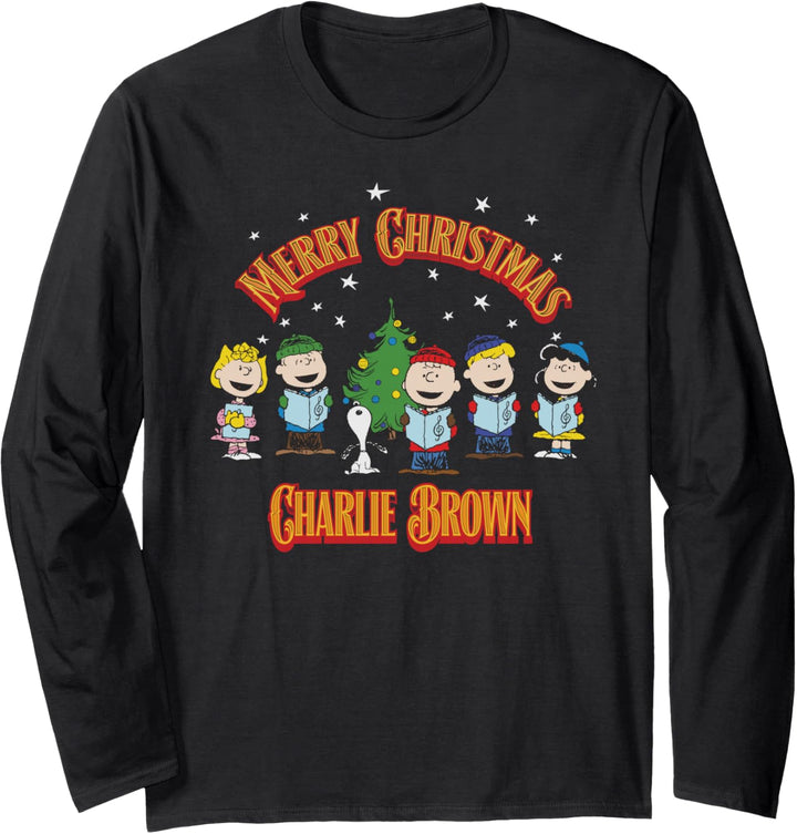 Peanuts Weihnachten Charlie Brown Langarmshirt