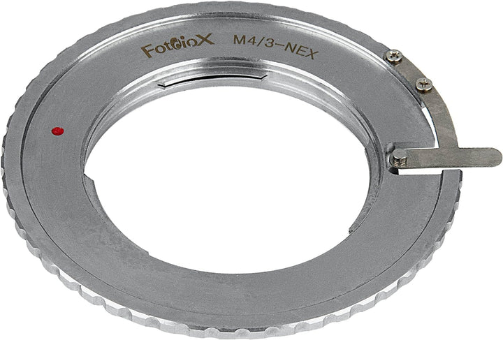 Fotodiox Lens Mount Adapter Compatible with Manual Focus Micro Four Thirds Mount Lenses on Sony E-Mo