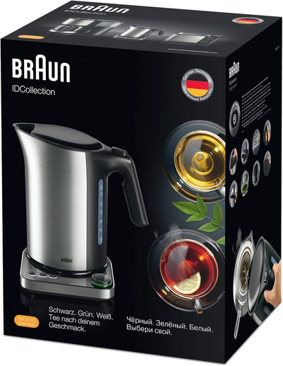 Braun Wasserkocher WK 5115 BK – IDCollection Teekocher mit Schnellkochsystem & Warmhaltefunktion, 5