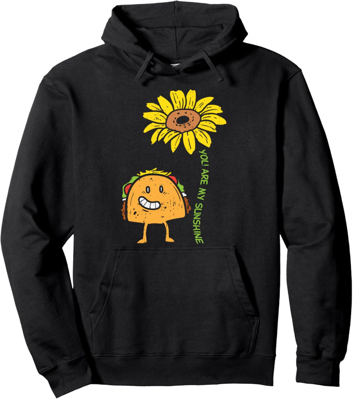 Tacos Sunflower Sunshine Funny Cinco De Mayo Fiesta Mexican Pullover Hoodie
