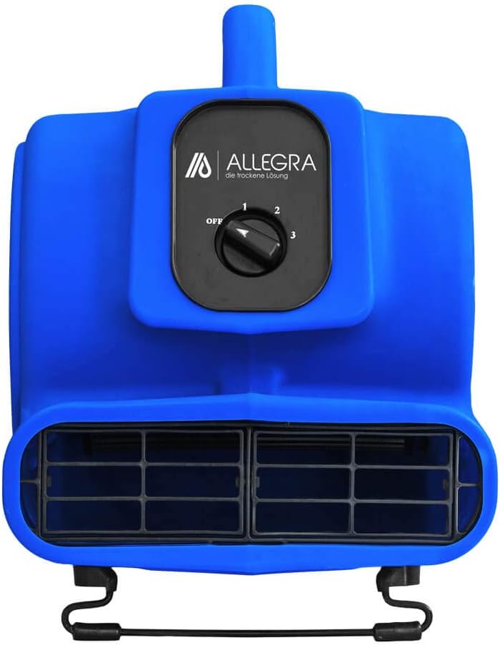 ALLEGRA Radiallüfter RL 1200 Turbolüfter Lüfter Windmaschine Gebläse (Luftumwälzung 900 m³/h), Luftu