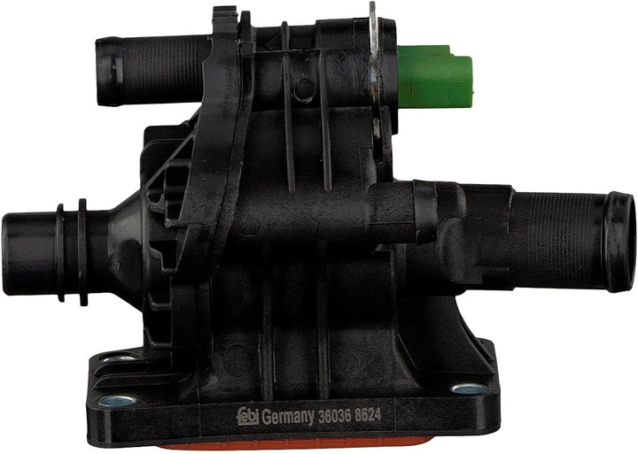febi bilstein 36036 Thermostatgehäuse mit Temperaturschalter und Dichtung , 1 Stück