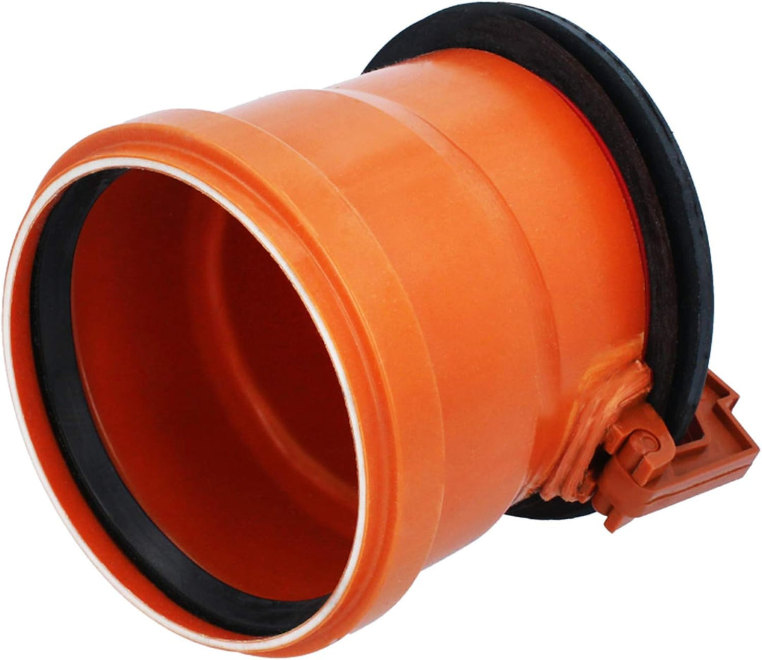 PEŠTAN Froschklappe Rückstauklappe Ø DN 110 mm Orange | Auslaufstück Für HT KG Dränage Rohr Kanal |