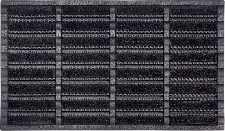 NYVI Outdoor Fussmatte KokosGUARD 40x60 cm Schwarz - Wetterfest, rutschfest, Robust - Fussabtreter m