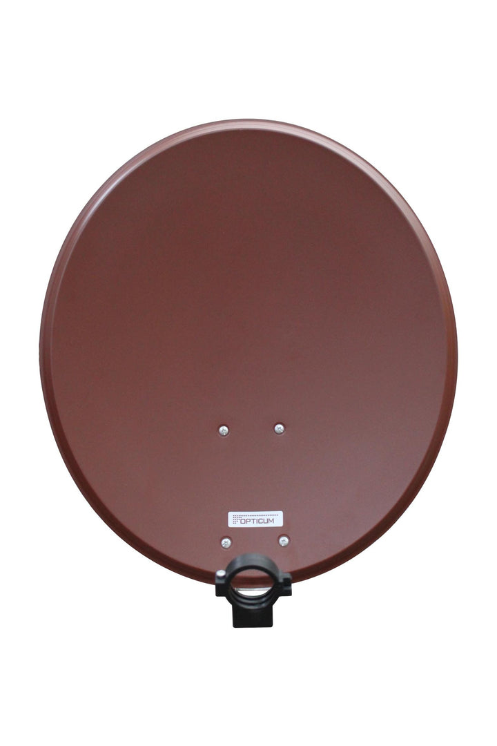 Opticum QA 60 Stahl Satellitenantenne (60 cm) ziegelrot ziegelrot ohne LNB, ziegelrot ohne LNB