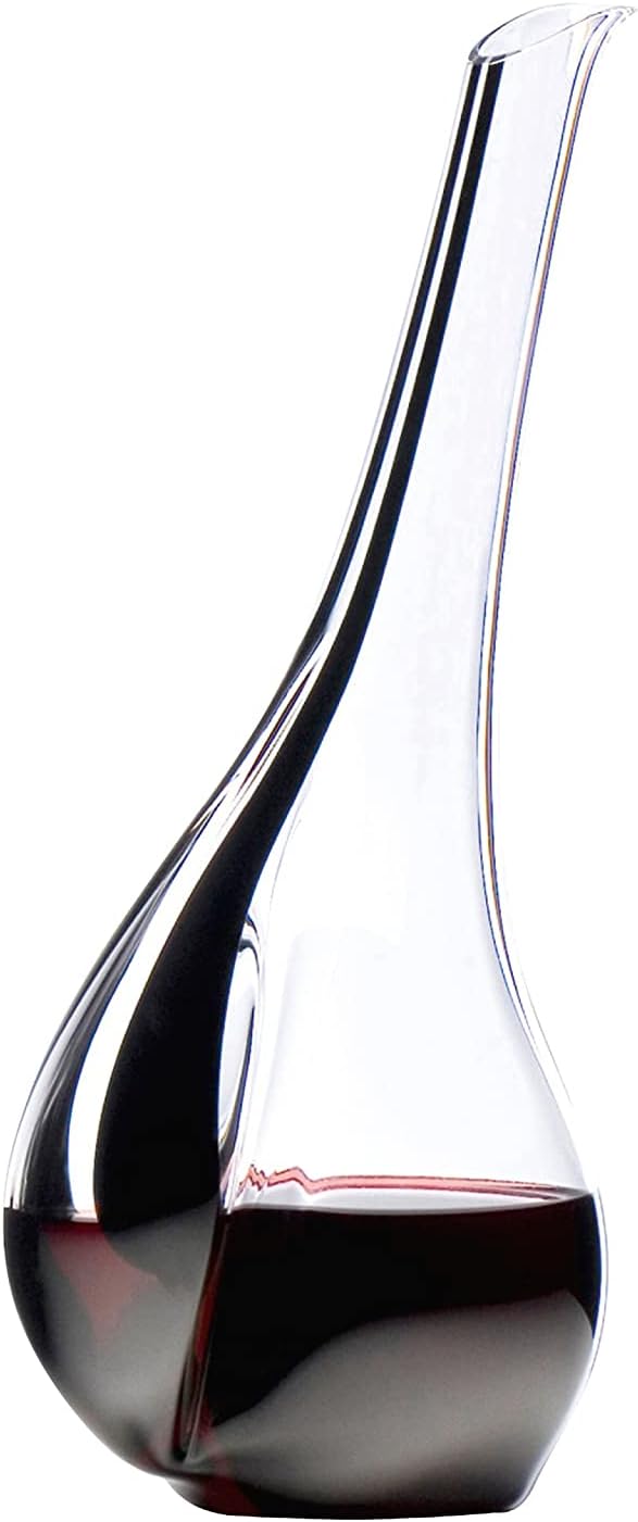 Riedel Weindekanter, Einheitsgrösse, transparent Schwarz Tie Touch, Schwarz Tie Touch