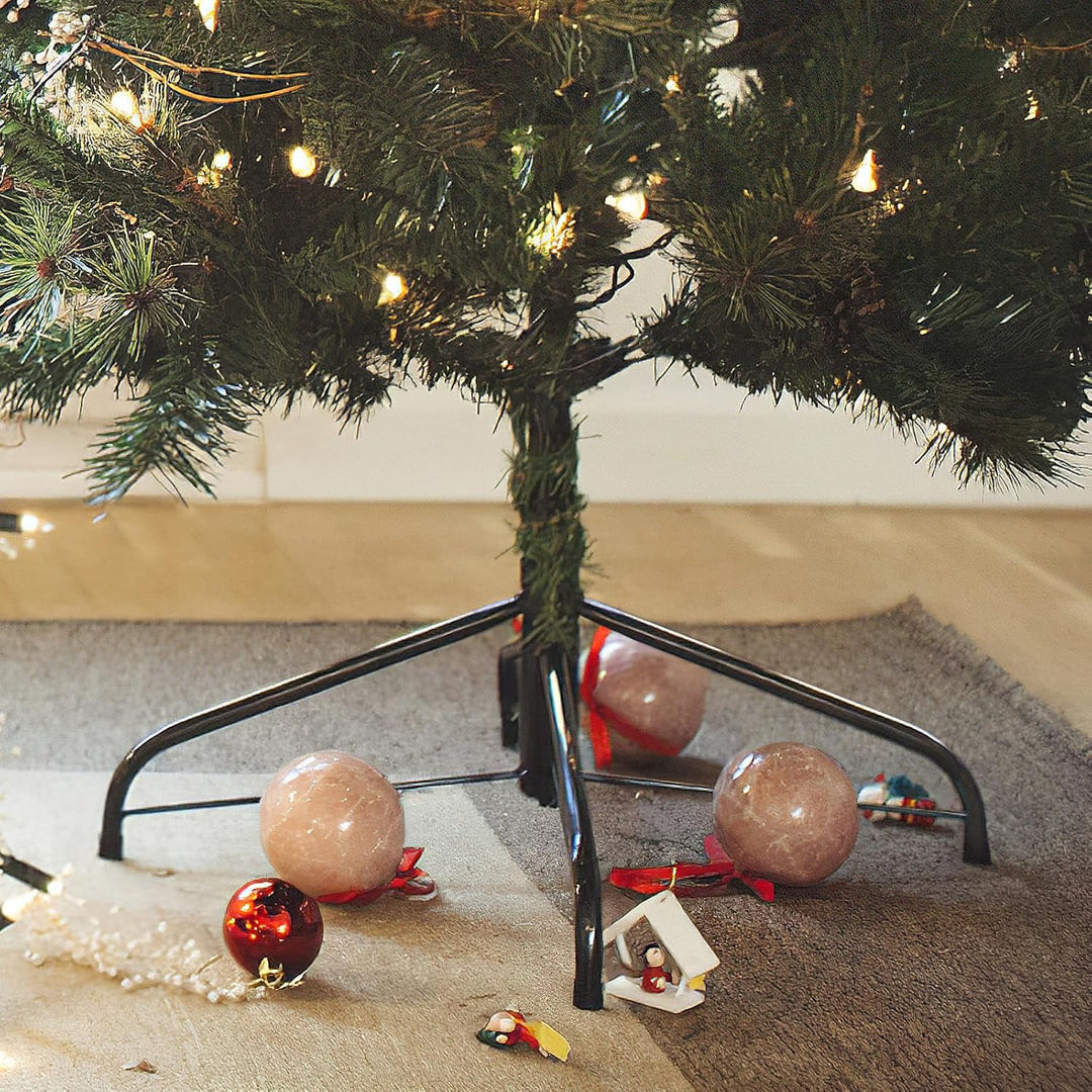 Happyyami Weihnachtsbaumständer Metall 45 cm Faltbar Baumhalter Basis Ständer Für Künstliche Weihnac