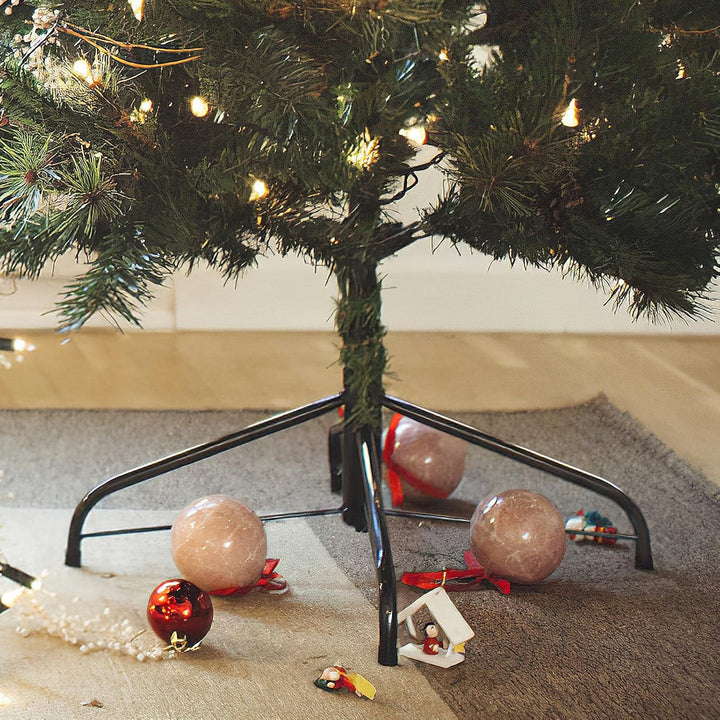 Happyyami Weihnachtsbaumständer Metall 45 cm Faltbar Baumhalter Basis Ständer Für Künstliche Weihnac