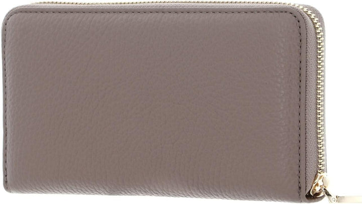 Coccinelle Metallic Soft - Geldbörse 7cc 18 cm warm Taupe