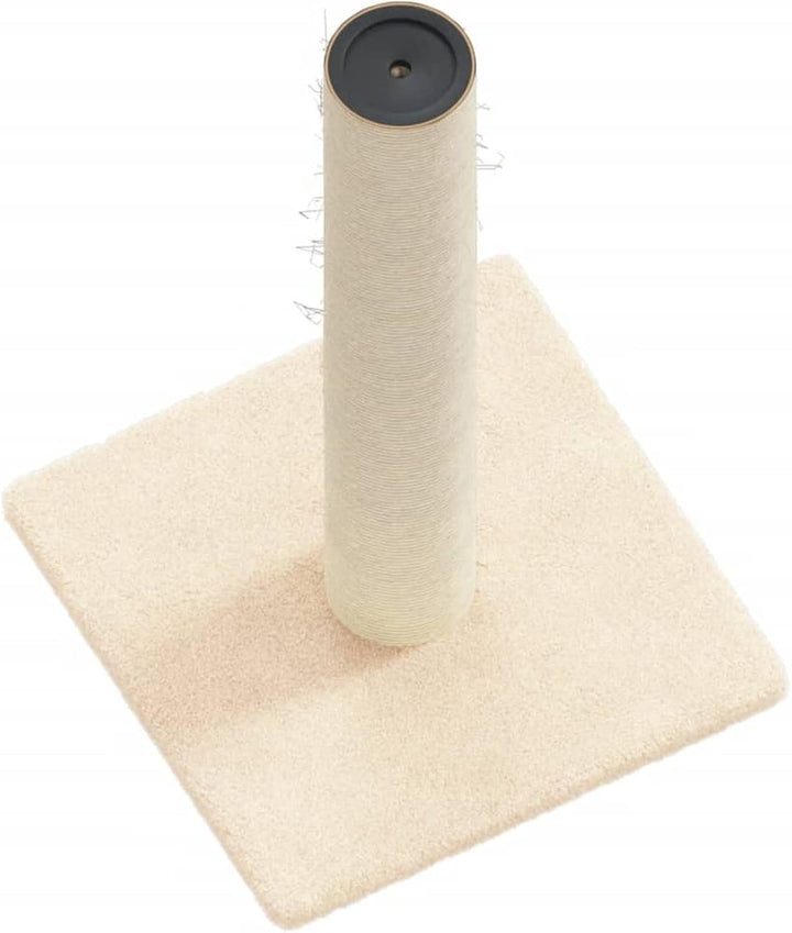 Tidyard Kratzsäule Kratzbaum Katzenkratzbaum Creme 22x22x45 cm 22x22x45 cm Creme, 22x22x45 cm Creme