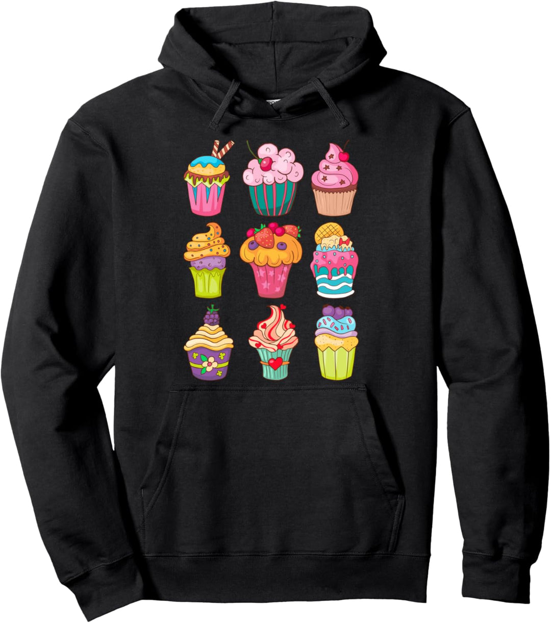 Cupcake Backen Bäcker Bäckerei Kuchen Pullover Hoodie