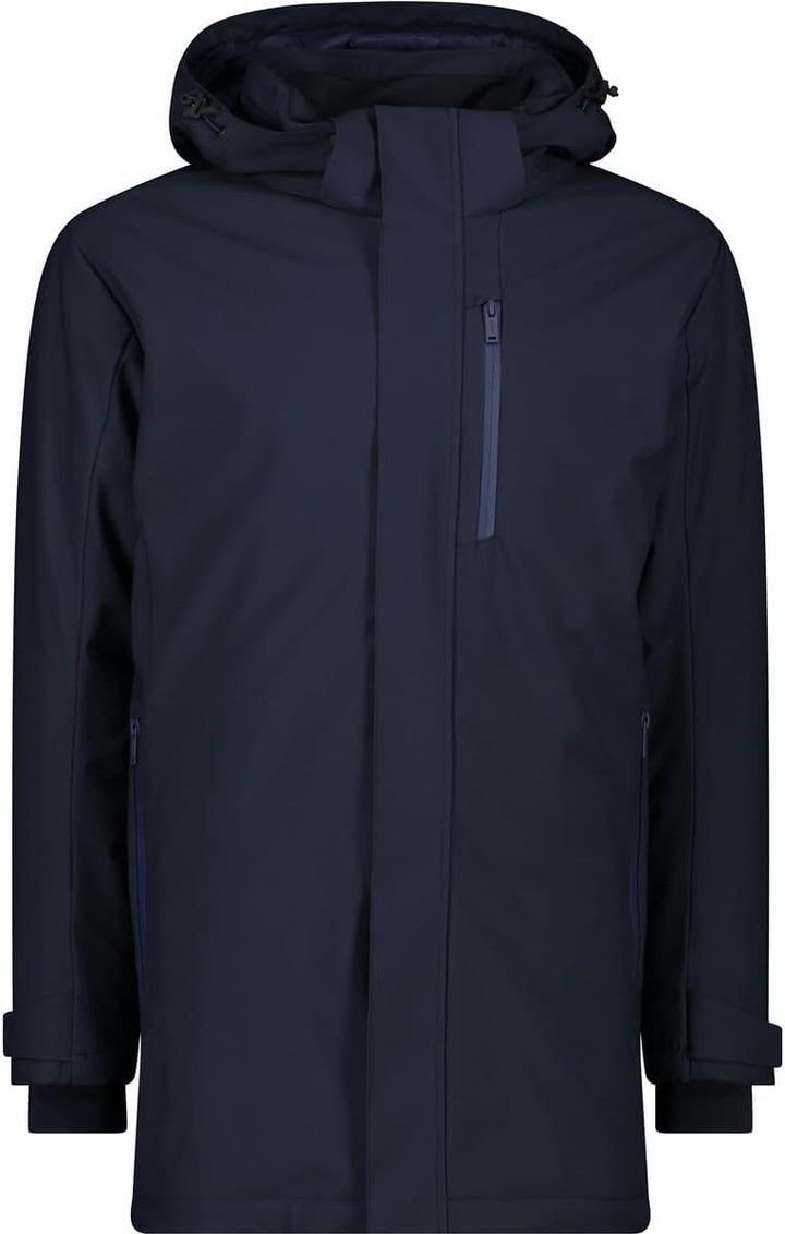 CMP Herren Parka 48 black blue, 48 black blue