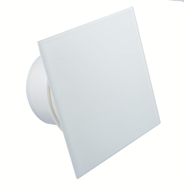 MMVG Ventilator/Lüfter Badlüfter mit integrierte Rückschlagklappe Glasfront stark 105 m³/h sehr leis