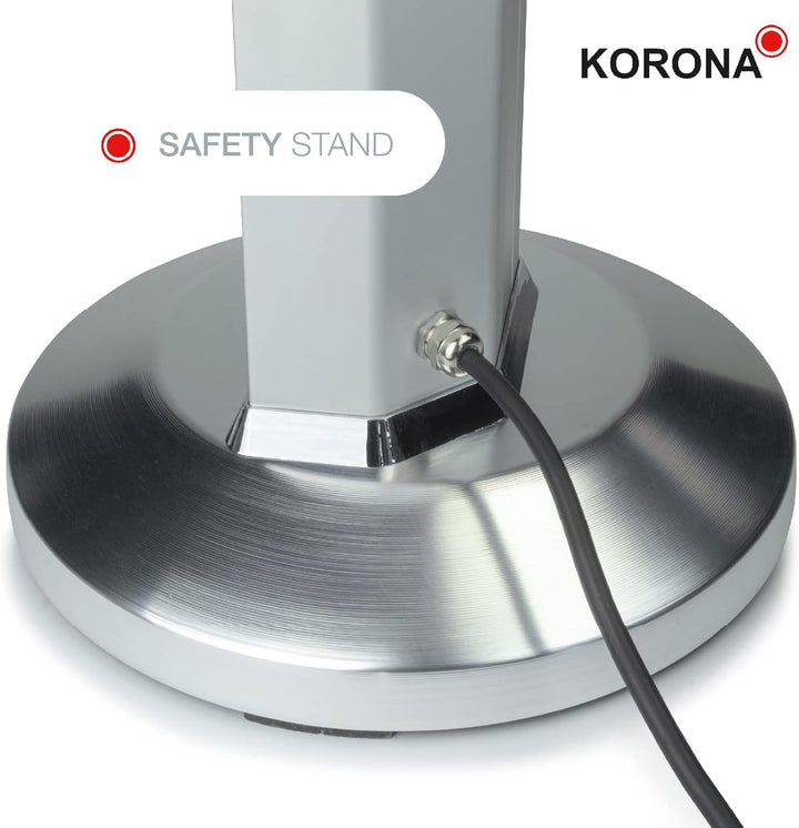 Korona 60000 Standheizstrahler Outdoor | Elektrisch | Für Terrasse, Balkon und Garten | Carbon-Heize