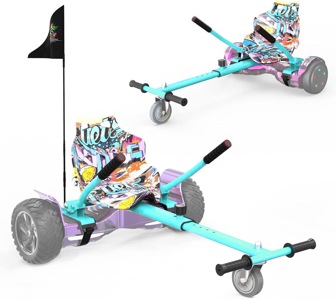 RCB Hoverboard Sitz, Go-Kart Zubehör für Hoverboards, Hoverboard mit Sitz passend für Aller 6.5"-10"