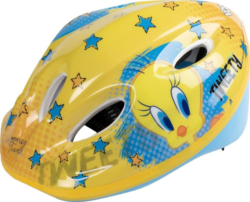 Warner Bros. Baby-Jungen Fahrradhelm Looney Tunes Titti Silvestro Kinderhelm für Mädchen, 52-56 cm,