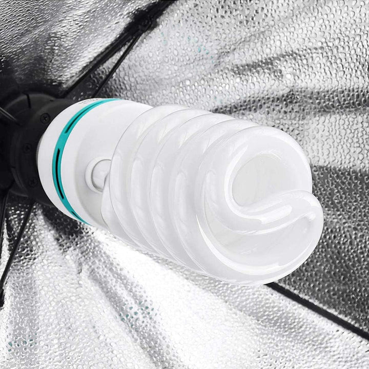 4X 135W 5500K Fotolampe E27 Fotoleuchte CFL, Spiral Tageslichtlampe Studioleuchte Energiesparende Le