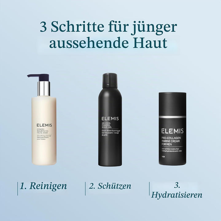 Elemis Pro-Collagen-Marine-Creme für Herren, Anti-Falten-Feuchtigkeitscreme für Herren, 1er Pack (1