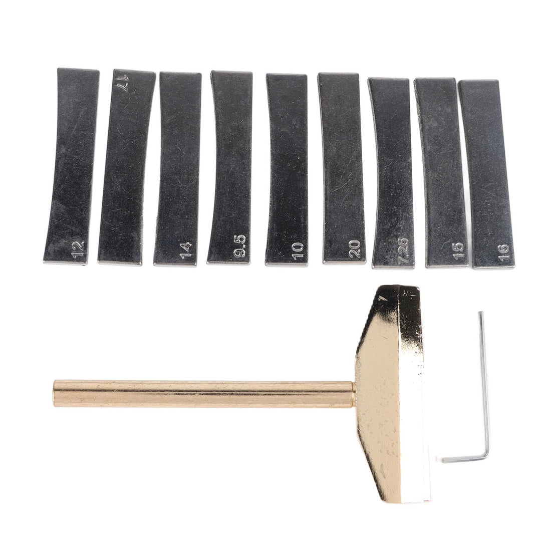 Gitarren-Bund-Installationsset, Gitarren-Bass-Bund-Presswerkzeug, Griffbrett-Bund-Presswerkzeug mit