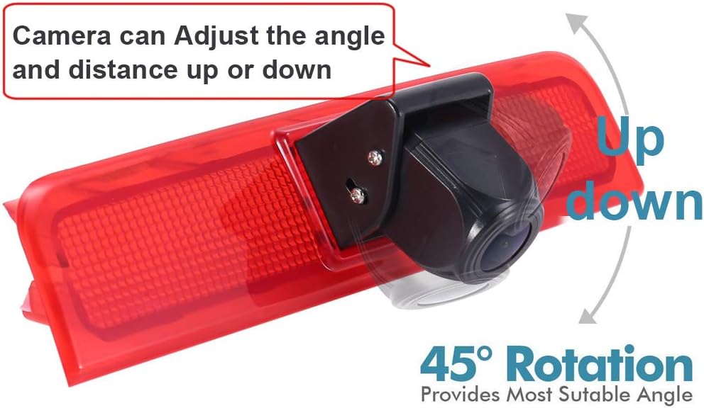 Berlingan 18mm Linse Top Qualität Auto Bremsleuchte Rückfahrkamera für 3.Bremsilcht Light Stoplampe