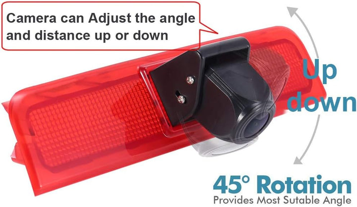 Berlingan 18mm Linse Top Qualität Auto Bremsleuchte Rückfahrkamera für 3.Bremsilcht Light Stoplampe