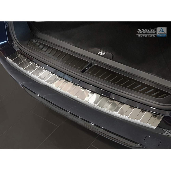 Edelstahl Heckstossstangenschutz kompatibel mit BMW 5er G31 Touring 2017-2020 'Ribs'
