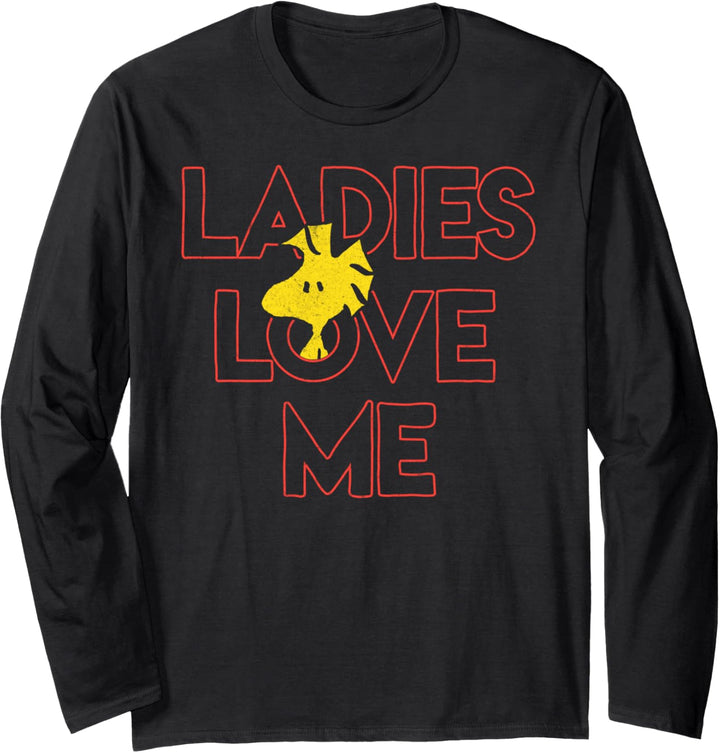 Peanuts Valentine Frauen Lieben Mich Langarmshirt
