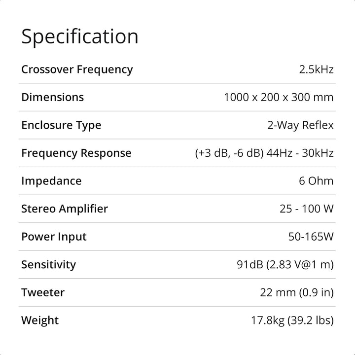 Q Acoustics 3050i Standlautsprecher QA3556 in Schwarz/Paar