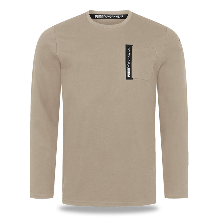PUMA Workwear Advanced Kollektion - Longsleeve Herren Pullover - Brusttasche und Utility Fach an der