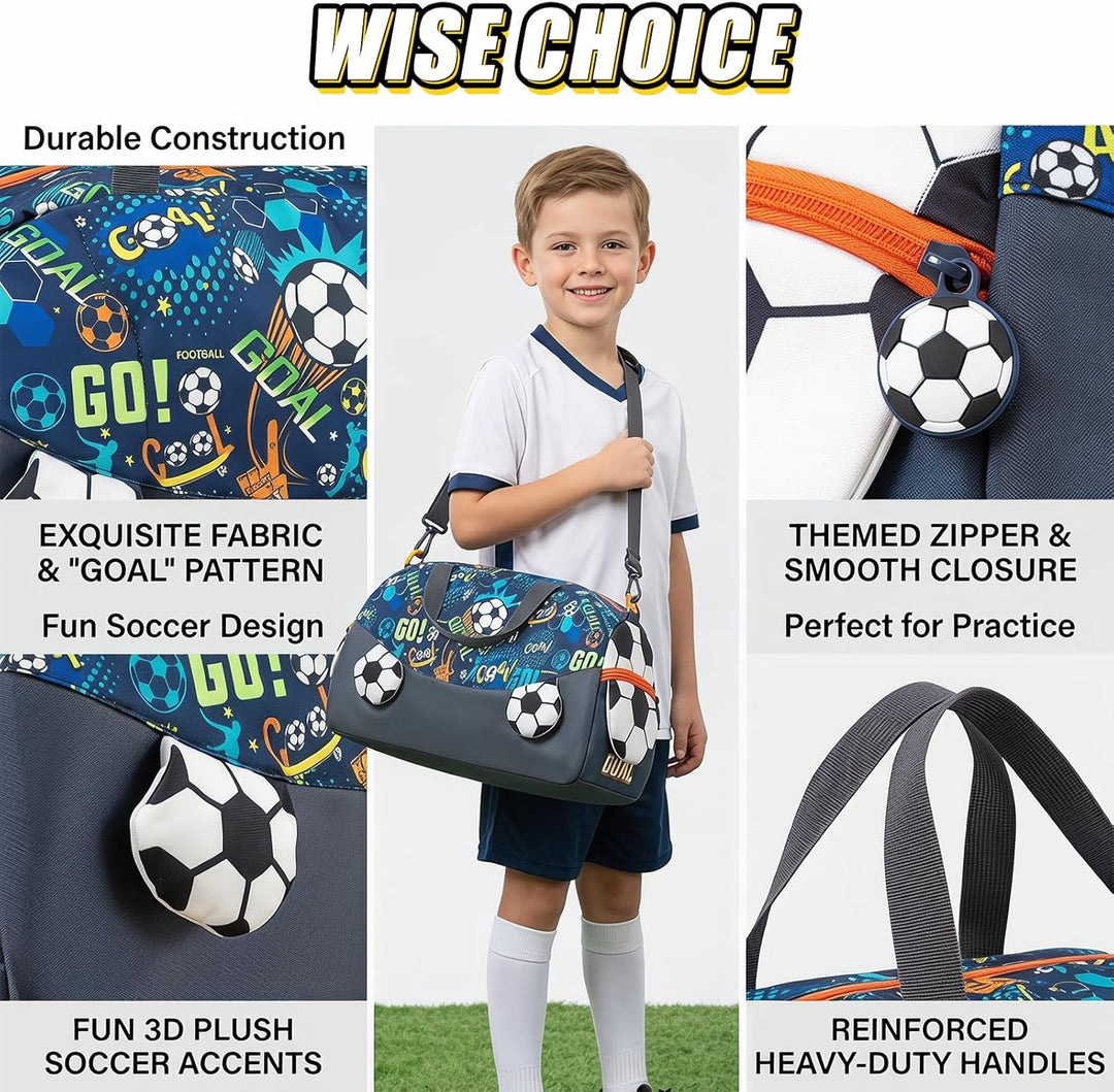 Sporttasche Kinder, Schwimmtasche Jungen Mädchen, 45x20x24cm Weekender Reisetasche, Niedlicher Outdo