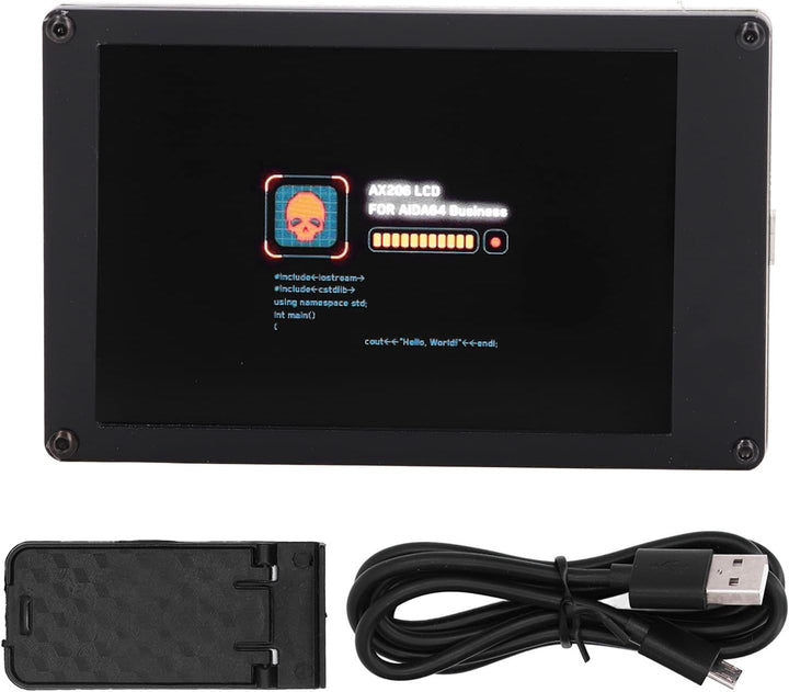 3,5-Zoll-IPS-LCD-Monitor-Display IPS-Monitor-Subscreen mit USB-Schnittstelle und Halterung LCD-Bilds