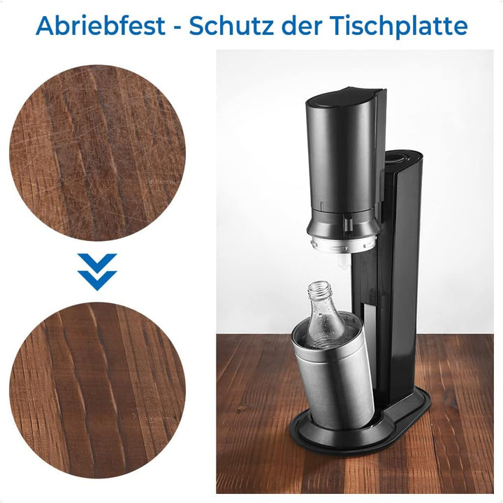 ecooe Silikon Abtropfmatte NUR für SodaStream Crystal 2.0 Trockenmatte Unterlage Abtropfschale Zube