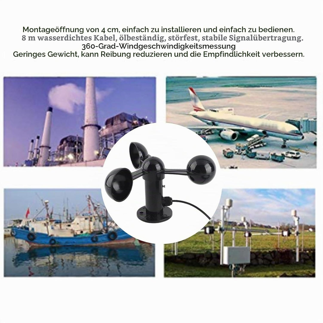 WINDGESCHWINDIGKEIT-ANEMOMETER-SENSOR MIT HOHER GENAUIGKEIT FÜR DIE METEOROLOGISCHE ÜBERWACHUNG VON
