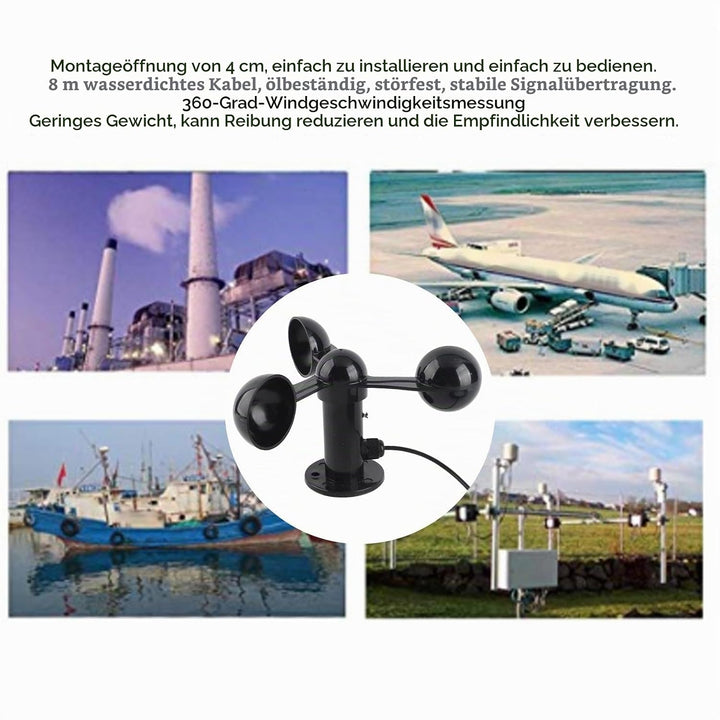 WINDGESCHWINDIGKEIT-ANEMOMETER-SENSOR MIT HOHER GENAUIGKEIT FÜR DIE METEOROLOGISCHE ÜBERWACHUNG VON