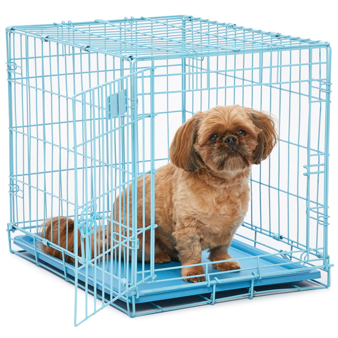 MidWest Homes for Pets iCrate Modell 1524BL Hundebox, ca. 61 cm lang, mit Einzeltür, auslaufsicherer