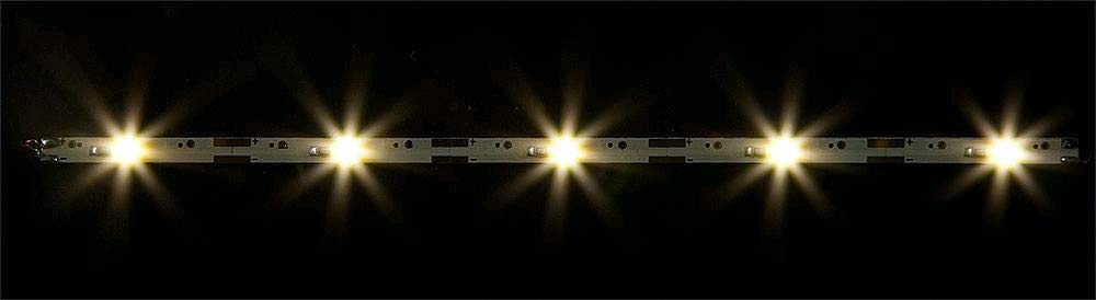 Faller FA180654-2 LED-Lichtleisten warm weiss je 180 mm, Zubehör für die Modelleisenbahn, Modellbau
