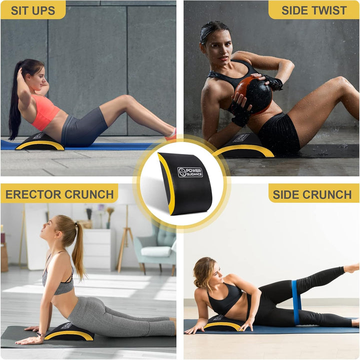 POWER GUIDANCE, Bauchmuskel-Matte，Ab Übung Matte Core Trainer，Sit-Up-Pad Bauch- und Rumpftrainer-Mat