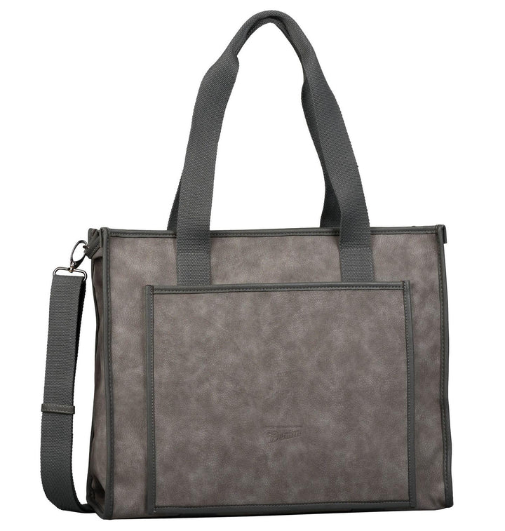 Denim TOM TAILOR LETICIA Damen Shopper L, 42x14.5x34.5 Dark Grey, Dark Grey