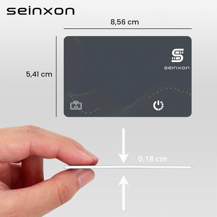 Wallet Finder RFID-Blockierkarte, IP68, Artikel-Tracker mit Ladeclip, Wiederaufladbar funktioniert m