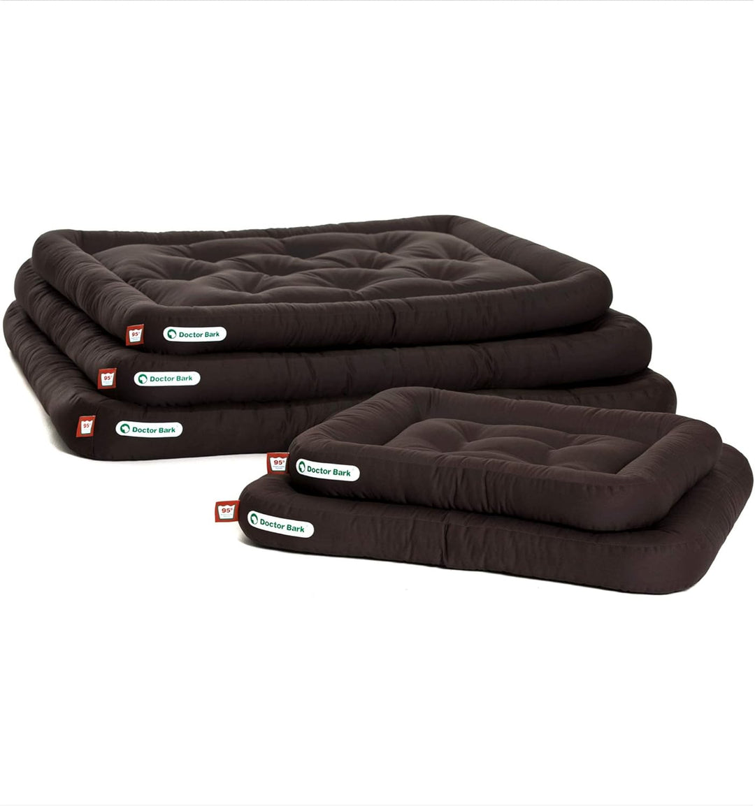 Doctor Bark Hundekissen - orthopädisches Hundebett, 95°C waschbar, hygienisch, robust &amp; bequem (S -